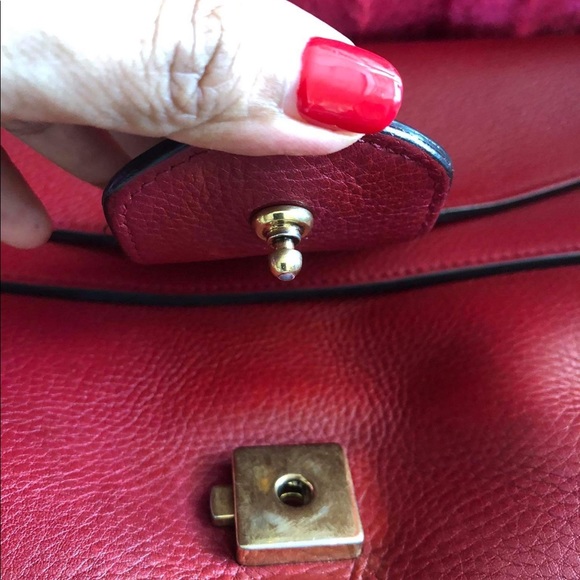 ❤️❤️SOLD❤️❤️Gucci GG marmont Borsa red leather shoulder bag - Picture 11 of 17